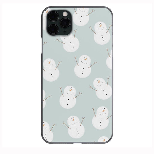 Cute Snowman pattern print Phone Case for iPhone 7 8 X XS XR SE 11 12 13 14 Pro Max Mini Note 10 20 s10 s10s s20 s21 20 Plus Ultra