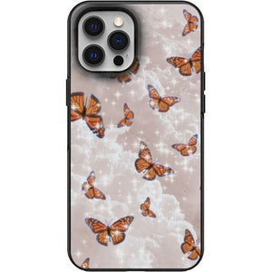 Aesthetic Butterflies in the Clouds Phone Case for iPhone 7 8 X XS XR SE 11 12 13 14 Pro Max Mini Note 10 20 s10 s10s s20 s21 20 Plus Ultra
