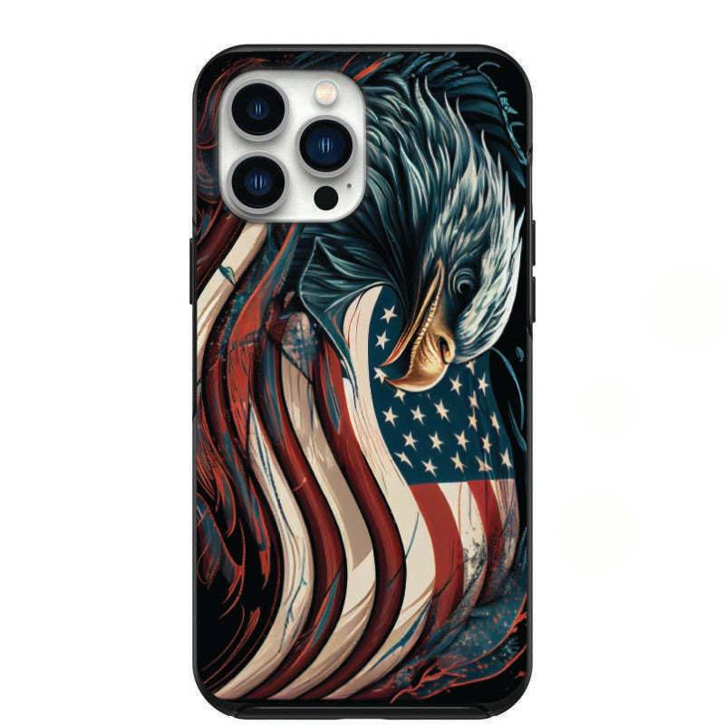 USA American Flag Eagle Phone Case for iPhone 7 8 X XS XR SE 11 12 13 14 Pro Max Mini Note 10 20 s10 s10s s20 s21 20 Plus Ultra