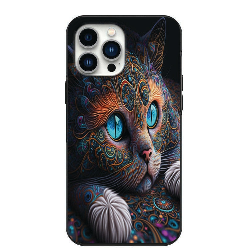Beautiful Exotic Cat Phone Case for iPhone 7 8 X XS XR SE 11 12 13 14 Pro Max Mini Note s10 s10plus s20 s21 20plus