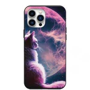 Cat Of The Universe Phone Case for iPhone 7 8 X XS XR SE 11 12 13 14 Pro Max Mini Note s10 s10plus s20 s21 20plus