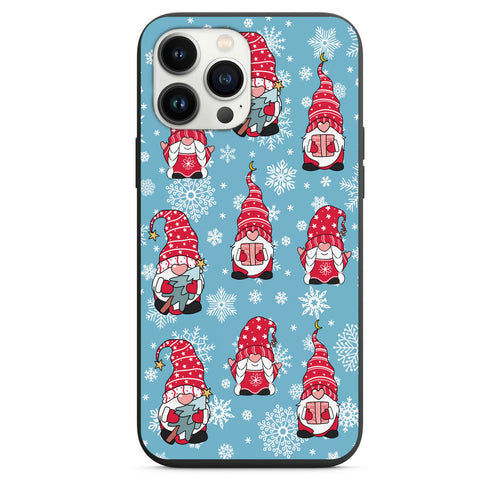 Christmas Gnomes And Snowflakes Design Phone Case for iPhone 7 8 X XS XR SE 11 12 13 14 Pro Max Mini Note s10 s10plus s20 s21 20plus