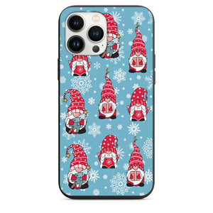 Christmas Gnomes And Snowflakes Design Phone Case for iPhone 7 8 X XS XR SE 11 12 13 14 Pro Max Mini Note s10 s10plus s20 s21 20plus