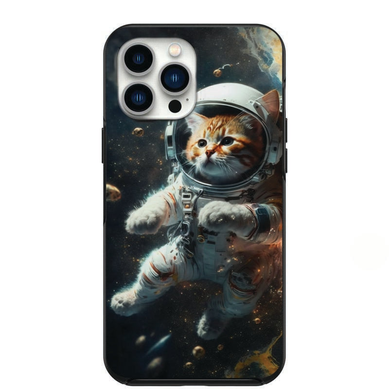 Cosmic Cat In Outer Space Phone Case for iPhone 7 8 X XS XR SE 11 12 13 14 Pro Max Mini Note s10 s10plus s20 s21 20plus