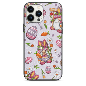 Cute Easter Gnome Purple Design Phone Case for iPhone 7 8 X XS XR SE 11 12 13 14 Pro Max Mini Note 10 20 s10 s10s s20 s21 20 Plus Ultra