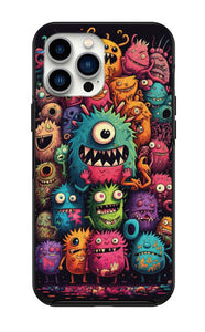 Cute Emotional Monsters Case for iPhone 14 14 pro 14pro max 13 12 11 Pro Max Case iPhone 13 12 Mini XS Max XR 6 7 Plus 8 Plus