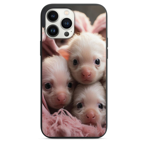 Everyone Loves Baby Pigs Phone Case for iPhone 7 8 X XS XR SE 11 12 13 14 15 Pro Max Mini.