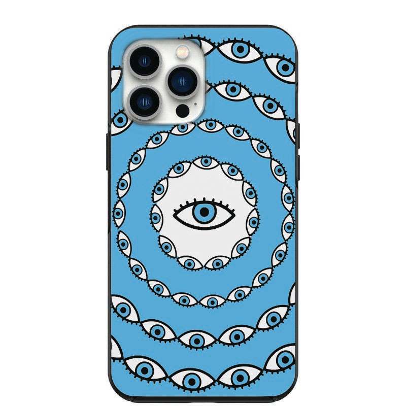 Evil Eyes Blue Phone Case for iPhone 7 8 X XS XR SE 11 12 13 14 Pro Max Mini Note s10 s10plus s20 s21 20plus