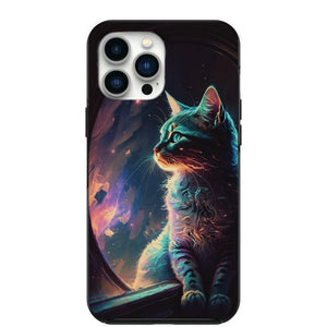 Galaxy Cat Phone Case for iPhone 7 8 X XS XR SE 11 12 13 14 Pro Max Mini Note 10 20 s10 s10s s20 s21 20 Plus Ultra