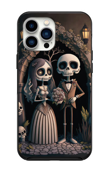 Halloween Skeleton Wedding Case for iPhone 14 14 pro 14pro max 13 12 11 Pro Max Case iPhone 13 12 Mini XS Max XR 6 7 Plus 8 Plus