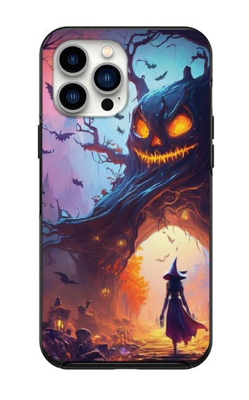 Halloween Witch Walking Home Case for iPhone 14 14 pro 14pro max 13 12 11 Pro Max Case iPhone 13 12 Mini XS Max XR 6 7 Plus 8 Plus