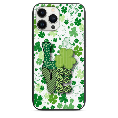 St Patrick Shamrock Love Design phone case for iPhone 7 8 X XS XR SE 11 12 13 14 Pro Max