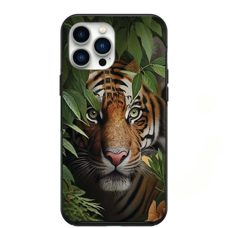 Tiger In A Tropical Jungle Phone Case for iPhone 7 8 X XS XR SE 11 12 13 14 Pro Max Mini Note 10 20 s10 s10s s20 s21 20 Plus Ultra