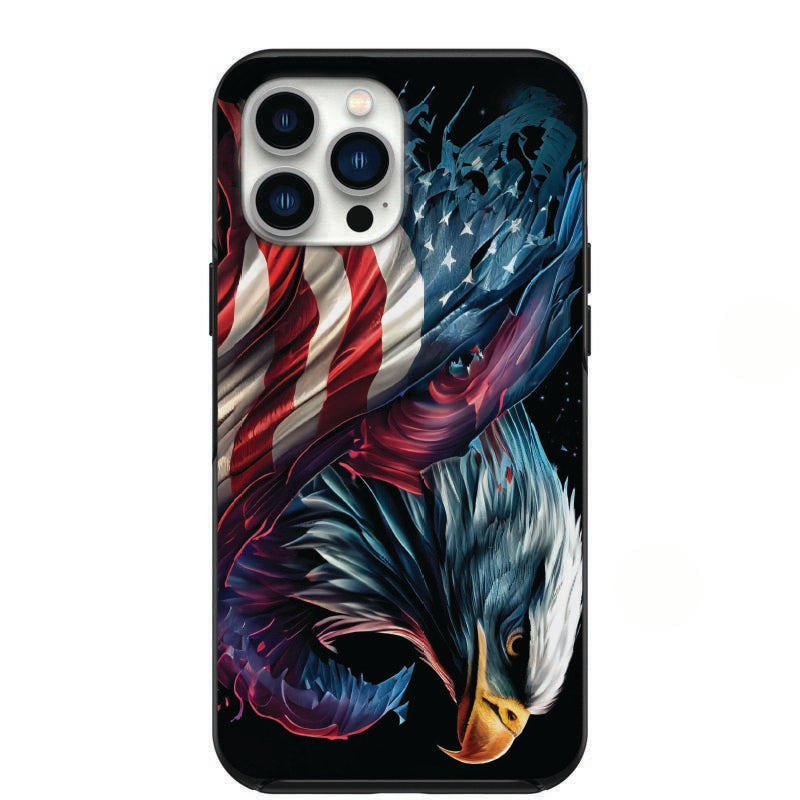 USA Flag Majestic Eagle Phone Case for iPhone 7 8 X XS XR SE 11 12 13 14 Pro Max Mini Note 10 20 s10 s10s s20 s21 20 Plus Ultra
