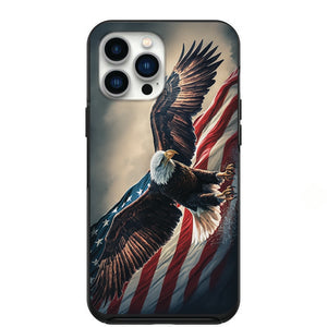 USA flag and flying America Eagle Phone Case for iPhone 7 8 X XS XR SE 11 12 13 14 Pro Max Mini Note 10 20 s10 s10s s20 s21 20 Plus Ultra
