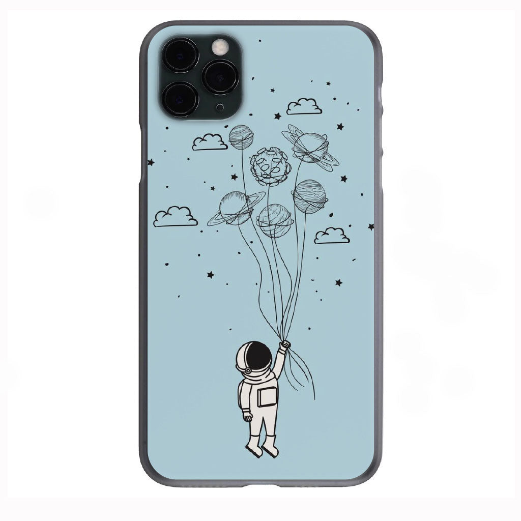 Astronaut Doodle Phone Case for iPhone 7 8 X XS XR SE 11 12 13 14 Pro Max Mini Note 10 20 s10 s10s s20 s21 20 Plus Ultra