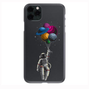 Astronaut floating planet balloons Phone Case for iPhone 7 8 X XS XR SE 11 12 13 14 Pro Max Mini Note 10 20 s10 s10s s20 s21 20 Plus Ultra