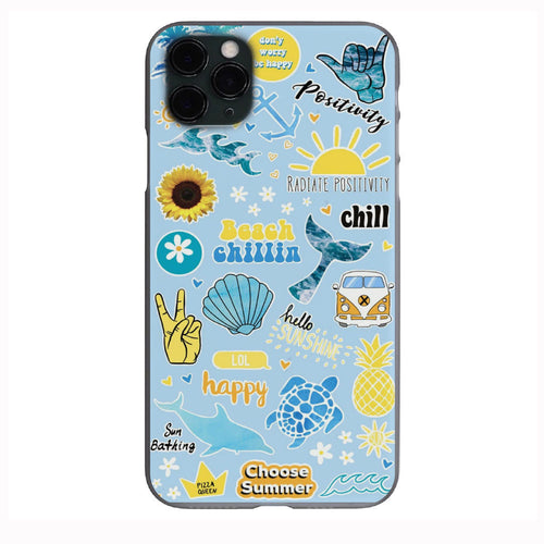 VSCO Powder Blue Beach Chilln collage Phone Case for iPhone 7 8 X XS XR SE 11 12 13 14 Pro Max Mini Note 10 20 s10 s10s s20 s21 20 Plus Ultra