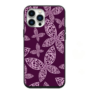 Beautiful Purple Butterflies Phone Case for iPhone 7 8 X XS XR SE 11 12 13 14 Pro Max Mini Note 10 20 s10 s10s s20 s21 20 Plus Ultra