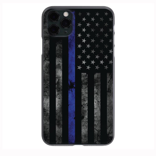 Blue Stripe Grunge American Flag ART for Iphone & Samsung Phone Shockproof Case Cover