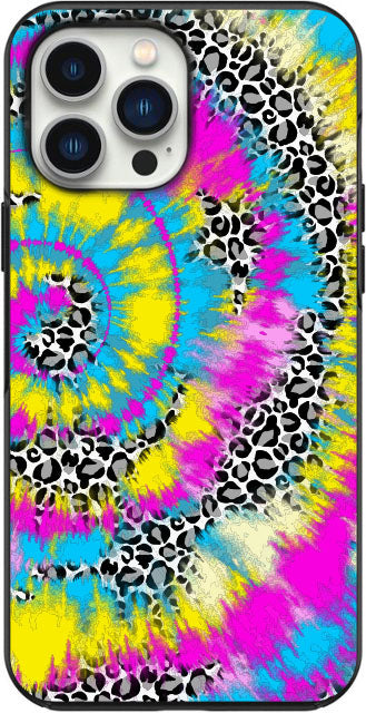 Bright Tie Dye Leopard design Phone Case for iPhone 7 8 X XS XR SE 11 12 13 14 Pro Max Mini Note 10 20 s10 s10s s20 s21 20 Plus Ultra