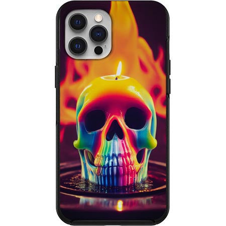 Burning Halo Skull Design Phone Case for iPhone 7 8 X XS XR SE 11 12 13 14 Pro Max Mini Note 10 20 s10 s10s s20 s21 20 Plus Ultra