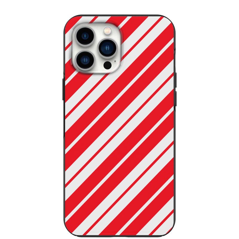 Candy Cane Lane Design Phone Case for iPhone 7 8 X XS XR SE 11 12 13 14 Pro Max Mini Note 10 20 s10 s10s s20 s21 20 Plus Ultra