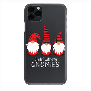 Chillin with my Gnomies Christmas print Phone Case for iPhone 7 8 X XS XR SE 11 12 13 14 Pro Max Mini Note 10 20 s10 s10s s20 s21 20 Plus Ultra