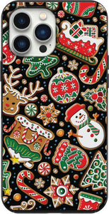 Christmas Cookies Designs Phone Case for iPhone 7 8 X XS XR SE 11 12 13 14 Pro Max Mini Note 10 20 s10 s10s s20 s21 20 Plus Ultra