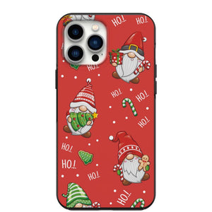 Christmas Gnome Ho Ho Ho Design Phone Case for iPhone 7 8 X XS XR SE 11 12 13 14 Pro Max Mini Note 10 20 s10 s10s s20 s21 20 Plus Ultra