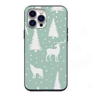 Christmas In The Forest Design Phone Case for iPhone 7 8 X XS XR SE 11 12 13 14 Pro Max Mini Note 10 20 s10 s10s s20 s21 20 Plus Ultra