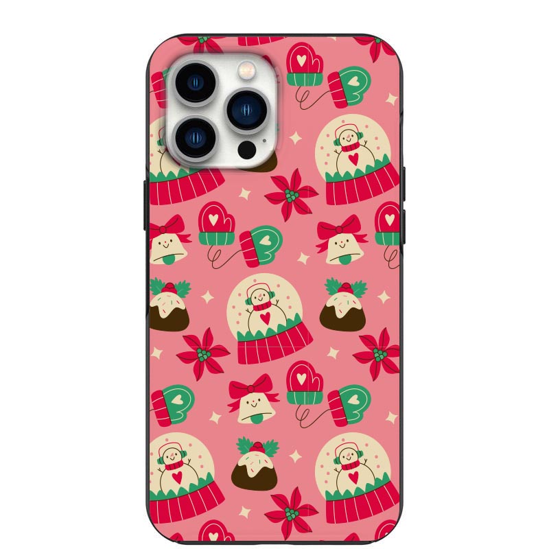 Christmas Snowman Snow Globes Design Phone Case for iPhone 7 8 X XS XR SE 11 12 13 14 Pro Max Mini Note 10 20 s10 s10s s20 s21 20 Plus Ultra