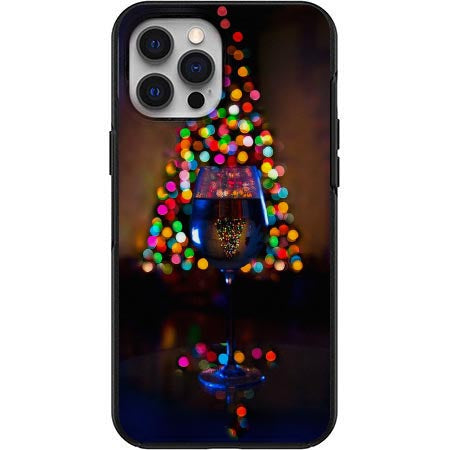 Christmas Wine print Phone Case for iPhone 7 8 X XS XR SE 11 12 13 14 Pro Max Mini Note 10 20 s10 s10s s20 s21 20 Plus Ultra