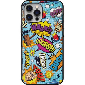 Comic Book Elements Phone Case for iPhone 7 8 X XS XR SE 11 12 13 14 Pro Max Mini Note 10 20 s10 s10s s20 s21 20 Plus Ultra