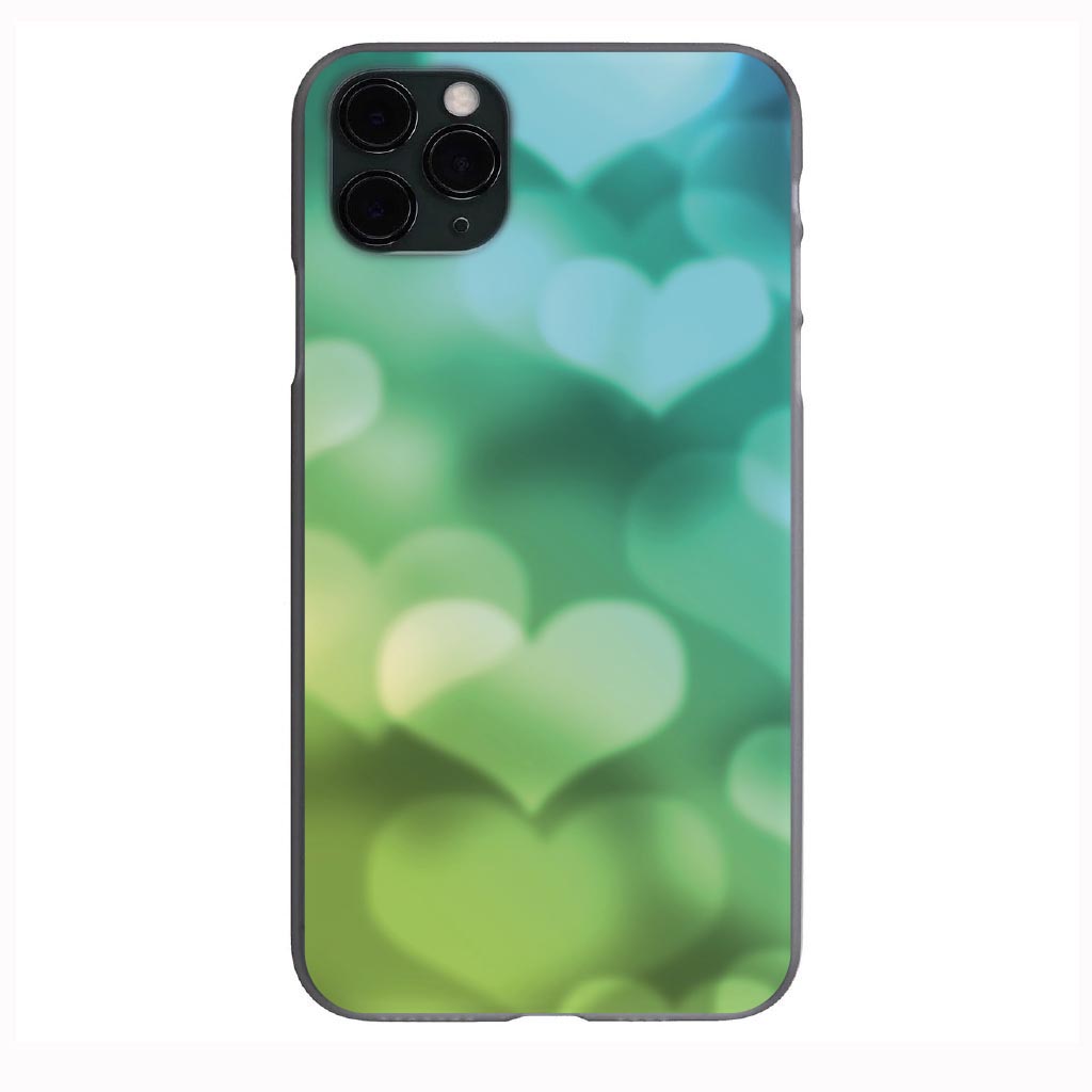 Cute Aesthetic Rainbow Hearts fade Blue to Green case design Phone Case for iPhone 7 8 X XS XR SE 11 12 13 14 Pro Max Mini Note 10 20 s10 s10s s20 s21 20 Plus Ultra