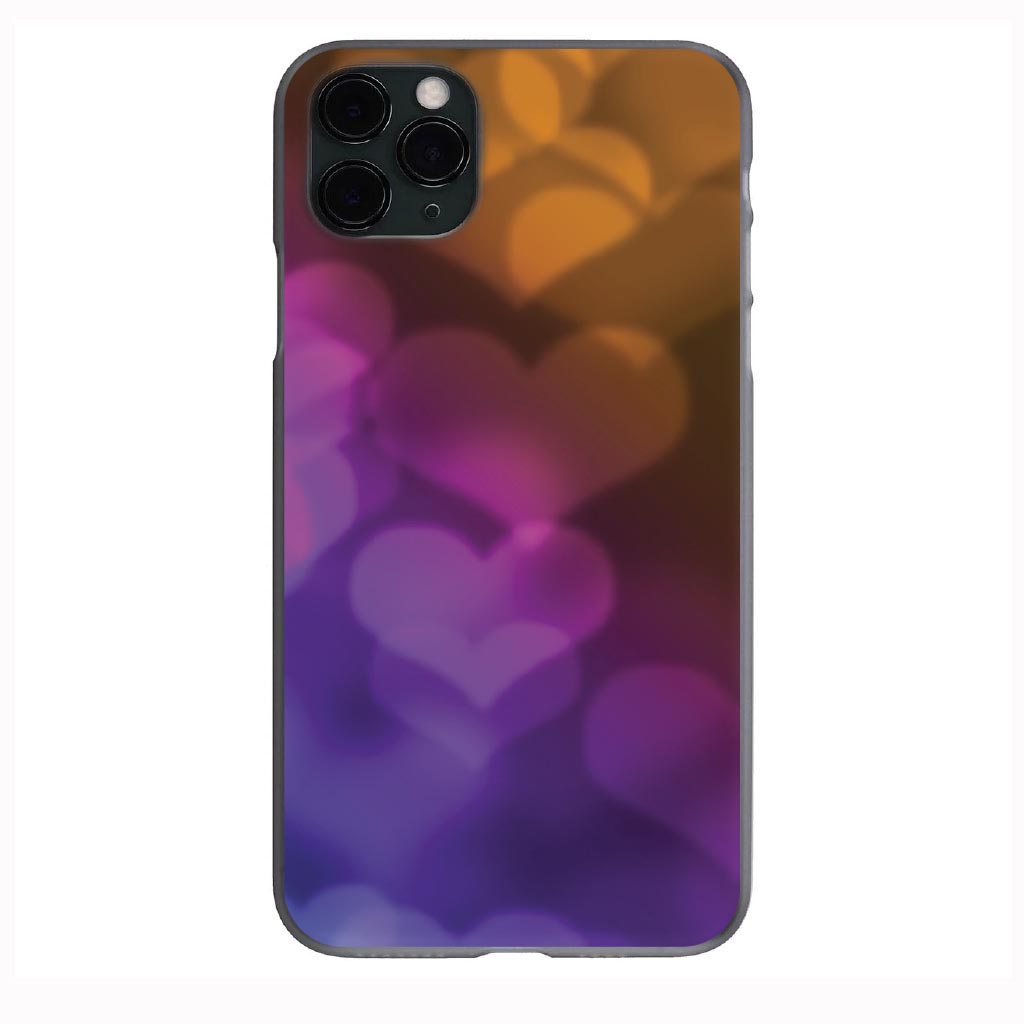 Cute Aesthetic Rainbow Hearts fade Orange to Purple case design Phone Case for iPhone 7 8 X XS XR SE 11 12 13 14 Pro Max Mini Note 10 20 s10 s10s s20 s21 20 Plus Ultra