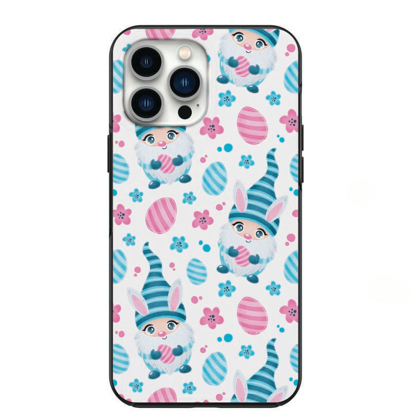 Cute Blue Striped Gnome With Eggs design Phone Case for iPhone 7 8 X XS XR SE 11 12 13 14 Pro Max Mini Note 10 20 s10 s10s s20 s21 20 Plus Ultra