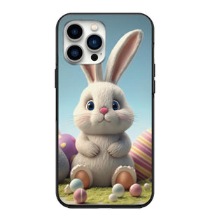 Cute Easter Bunny Phone Case for iPhone 7 8 X XS XR SE 11 12 13 14 Pro Max Mini Note 10 20 s10 s10s s20 s21 20 Plus Ultra
