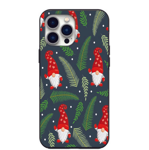 Cute Gnomes with Green leaves and dots Design Phone Case for iPhone 7 8 X XS XR SE 11 12 13 14 Pro Max Mini Note 10 20 s10 s10s s20 s21 20 Plus Ultra