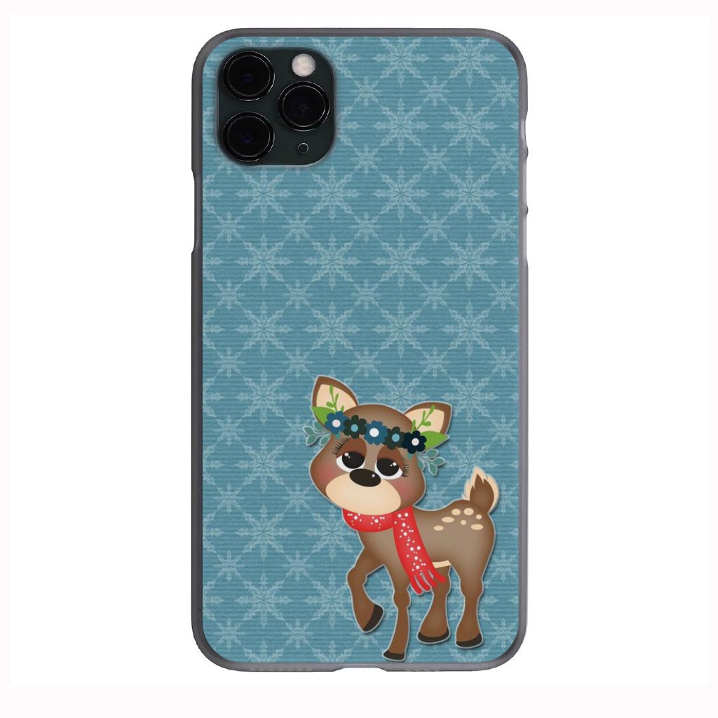 Cute Reindeer Snowflake Christmas print Phone Case for iPhone 7 8 X XS XR SE 11 12 13 14 Pro Max Mini Note 10 20 s10 s10s s20 s21 20 Plus Ultra