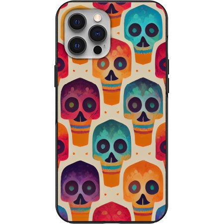 Day Of The Dead Skulls Design Phone Case for iPhone 7 8 X XS XR SE 11 12 13 14 Pro Max Mini Note 10 20 s10 s10s s20 s21 20 Plus Ultra