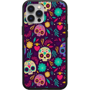 Day Of The Dead Sugar Skulls Design Phone Case for iPhone 7 8 X XS XR SE 11 12 13 14 Pro Max Mini Note 10 20 s10 s10s s20 s21 20 Plus Ultra