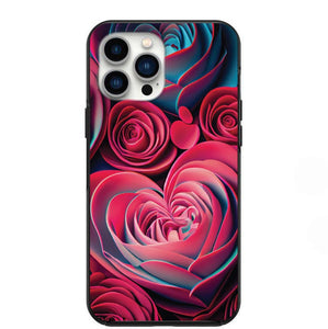 Divine Abstract Hearts Design Phone Case for iPhone 7 8 X XS XR SE 11 12 13 14 Pro Max Mini Note 10 20 s10 s10s s20 s21 20 Plus Ultra