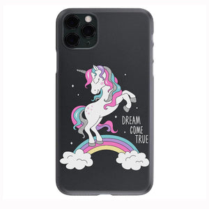 Dream Come True Unicorn Rainbow and clouds design Phone Case for iPhone 7 8 X XS XR SE 11 12 13 14 Pro Max Mini Note 10 20 s10 s10s s20 s21 20 Plus Ultra