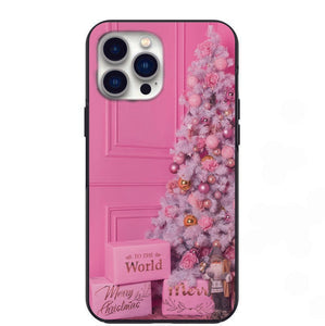 Dreaming Of A Pink Christmas Design Phone Case for iPhone 7 8 X XS XR SE 11 12 13 14 Pro Max Mini Note 10 20 s10 s10s s20 s21 20 Plus Ultra