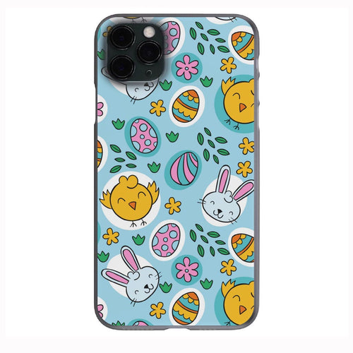 Easter Bunny Colored Eggs and Chicks design Phone Case for iPhone 7 8 X XS XR SE 11 12 13 14 Pro Max Mini Note 10 20 s10 s10s s20 s21 20 Plus Ultra