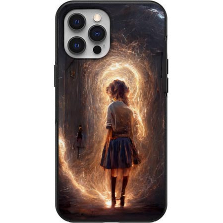 Girl Being Pulled Into Portal Design Phone Case for iPhone 7 8 X XS XR SE 11 12 13 14 Pro Max Mini Note 10 20 s10 s10s s20 s21 20 Plus Ultra