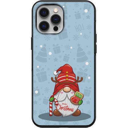 Gnome Candy Cane and Cookie Light Blue print Phone Case for iPhone 7 8 X XS XR SE 11 12 13 14 Pro Max Mini Note 10 20 s10 s10s s20 s21 20 Plus Ultra