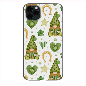 Gnomes St Patricks Hearts and Horse Shoes Aesthetic print Phone Case for iPhone 7 8 X XS XR SE 11 12 13 14 Pro Max Mini Note 10 20 s10 s10s s20 s21 20 Plus Ultra
