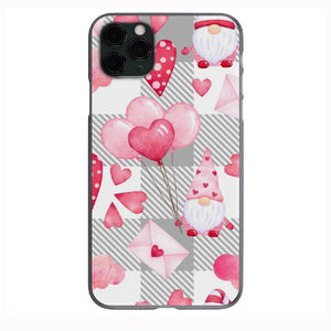 Gnomes Aesthetic Valentine Hearts and Balloons print Phone Case for iPhone 7 8 X XS XR SE 11 12 13 14 Pro Max Mini Note 10 20 s10 s10s s20 s21 20 Plus Ultra